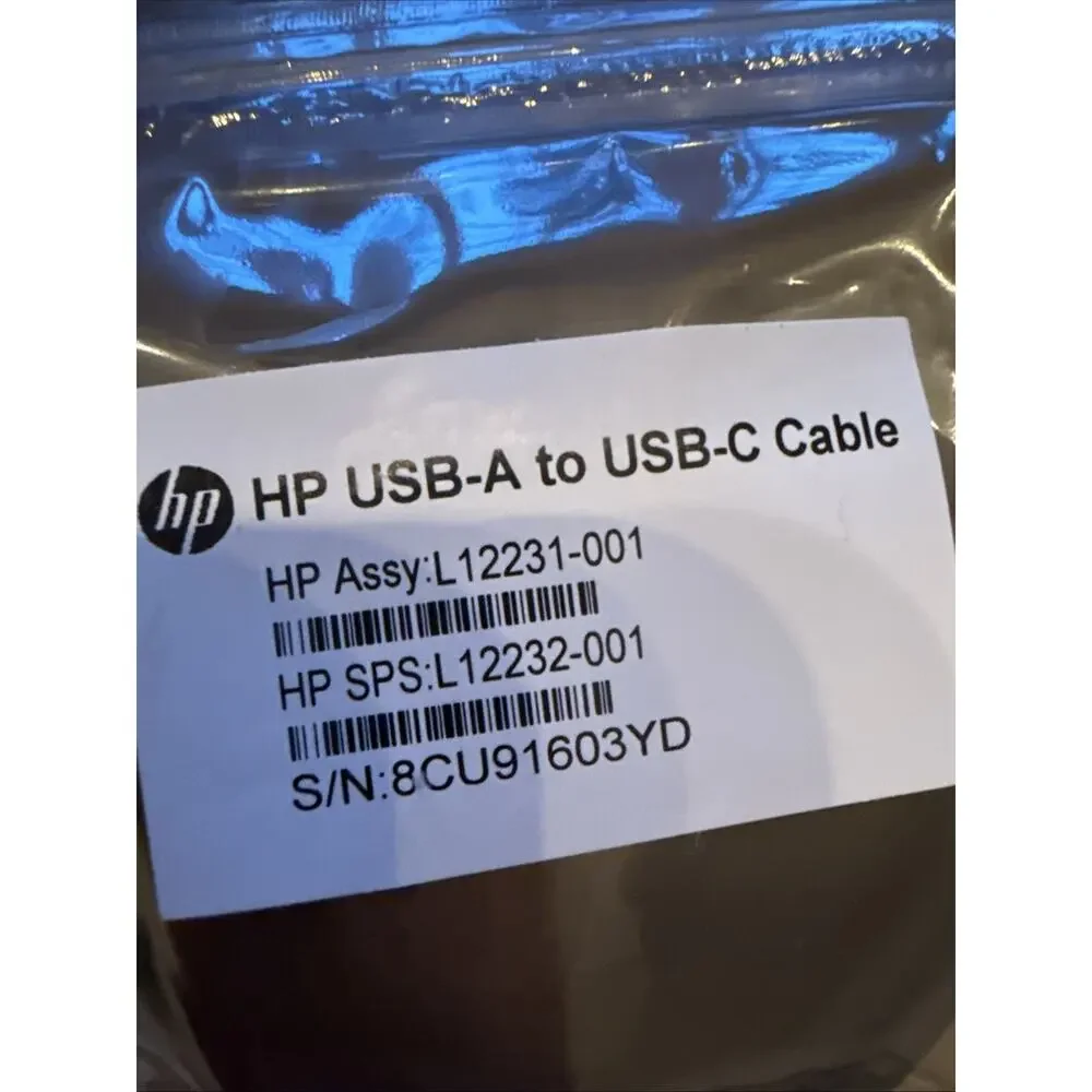 HP USB-A to USB-C Cable (NEW)